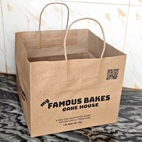 Cake Paper Bags design 3 by Made Products Kerala
