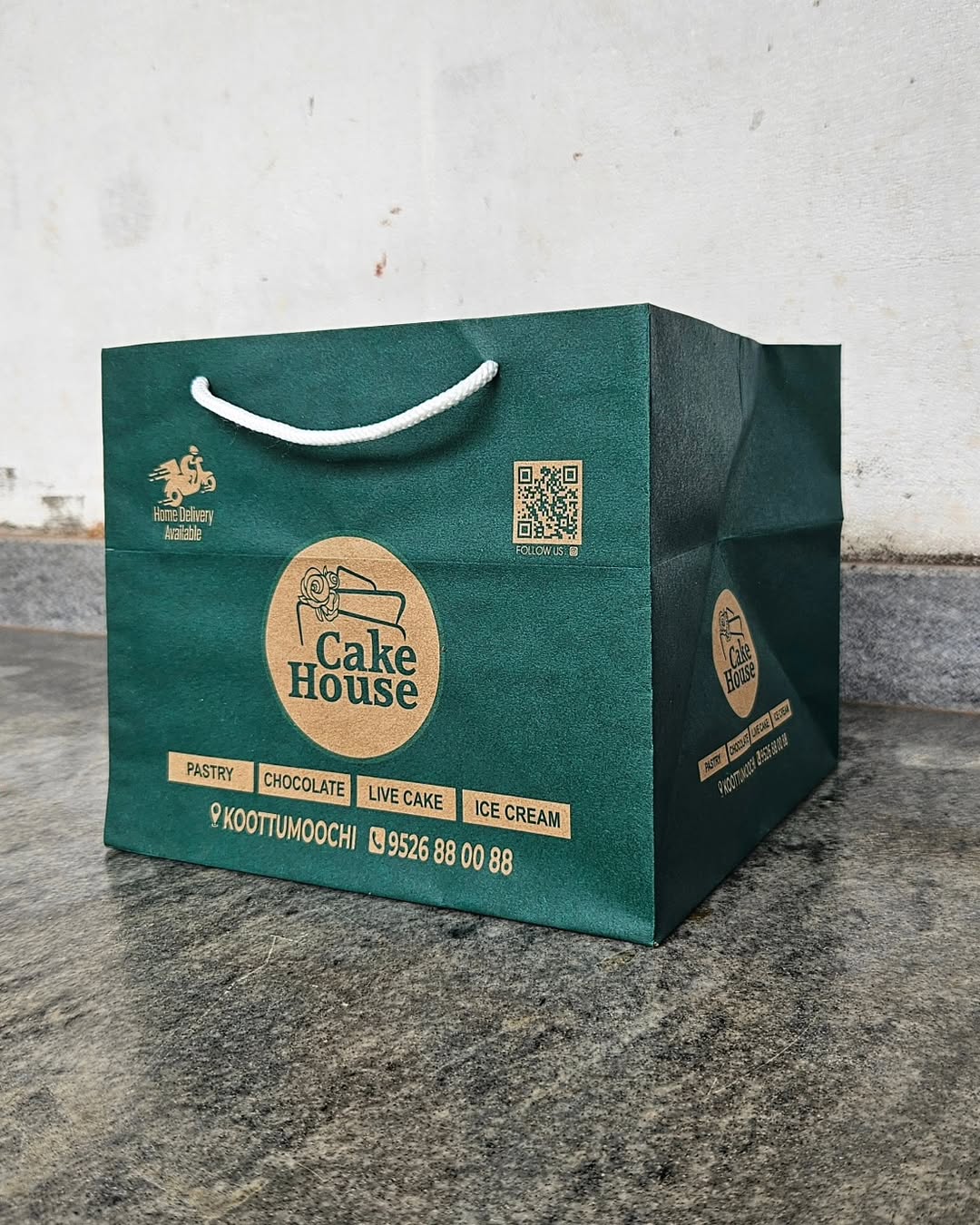 Wide bottom Cake Bags for bakeries