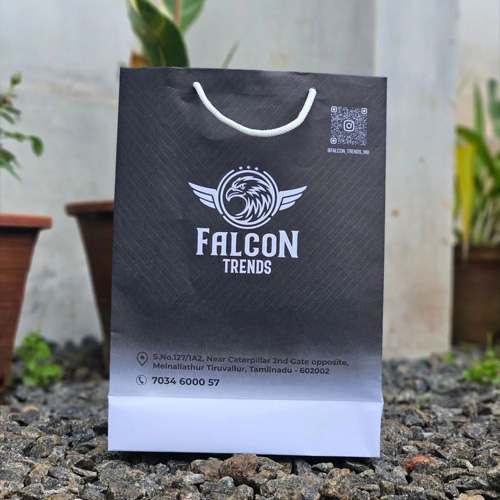 Gents Shop Paper Bags design 5 by Made Products Kerala