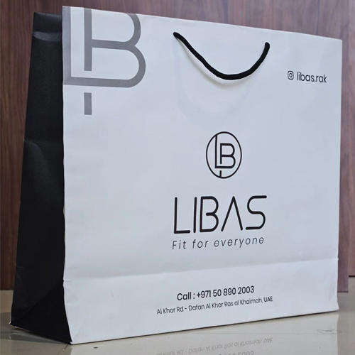 Gents Shop Paper Bags design 6 by Made Products Kerala