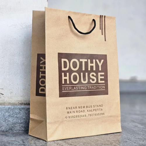 Gents Shop Paper Bags design 7 by Made Products Kerala