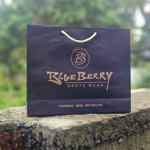 Gents Shop Paper Bags design 8 by Made Products Kerala