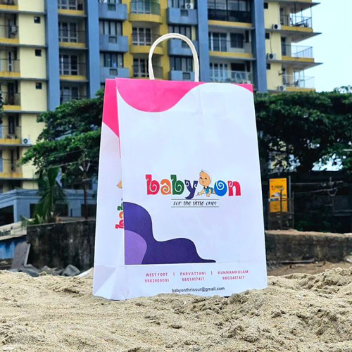 Kidswear Paper Bags design 1 by Made Products Kerala