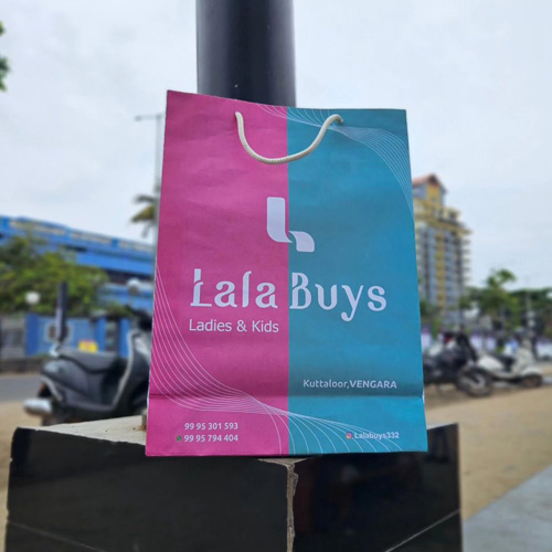 Kidswear Paper Bags design 10 by Made Products Kerala