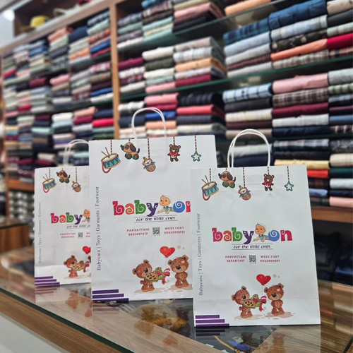 Kidswear Paper Bags design 4 by Made Products Kerala