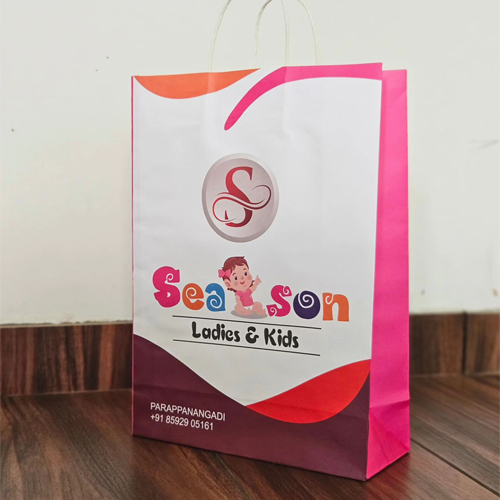 Kidswear Paper Bags design 6 by Made Products Kerala