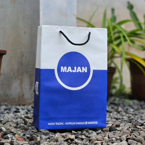 Mobile Shop Paper Bags design 5 by Made Products Kerala