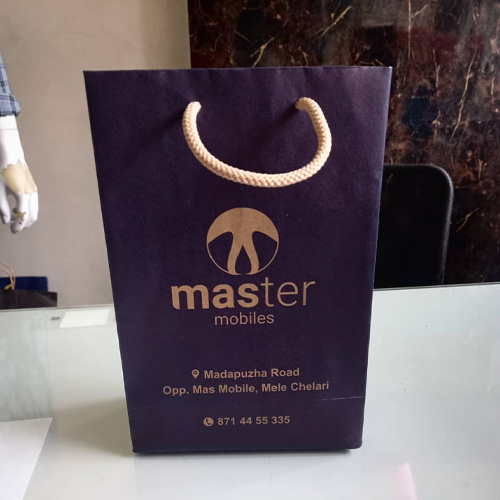 Mobile Shop Paper Bags design 6 by Made Products Kerala