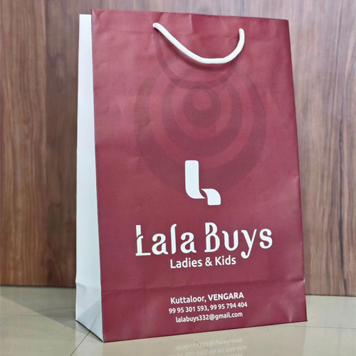 Textile Paper Bags design 3 by Made Products Kerala